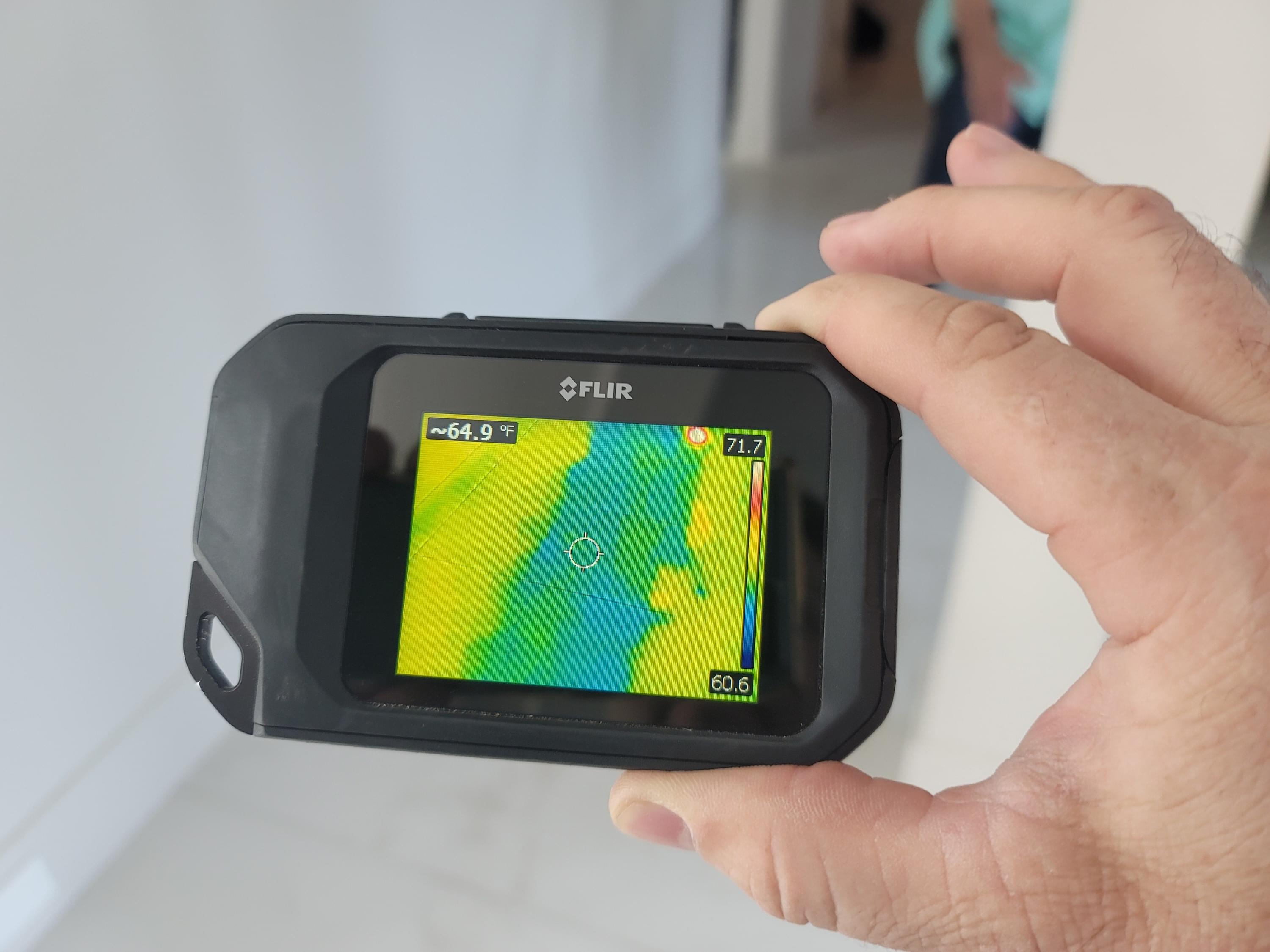 Water damage inspection